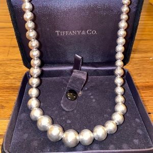 Tiffany & Co. Silver Ball Necklace